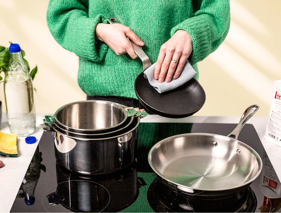 Care Guide: Stainless Steel, Cast Iron, Carbon Steel & PFAS-Free Non-Stick Pans