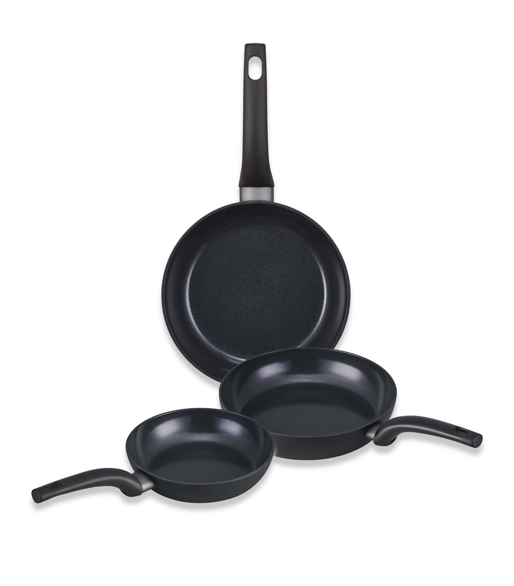 Kuro Set 3 pièces Poêles antiadhésives 20, 24 & 28 cm
