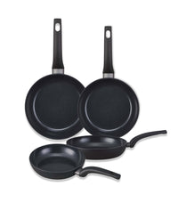 Kuro 4-pcs Set Non-stick Frying Pans 20, 24, 28 & 30 cm