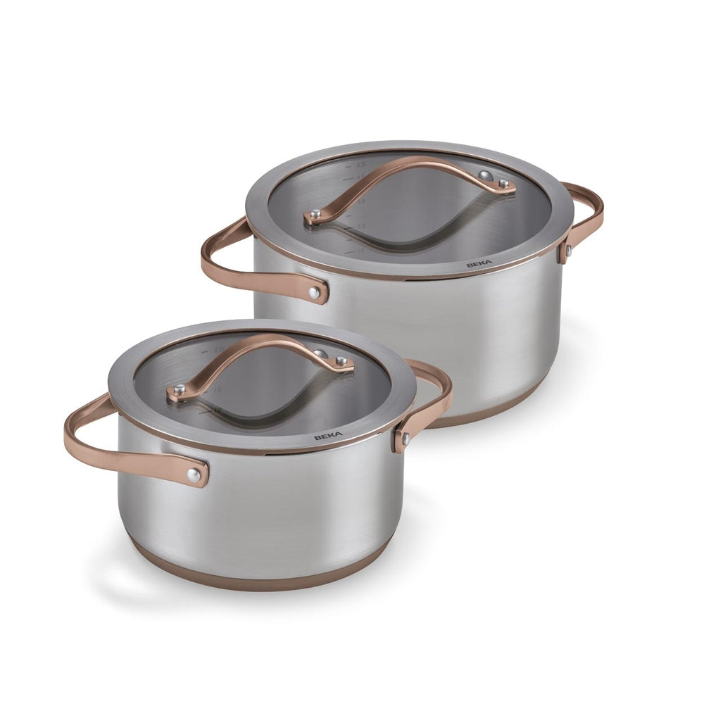 Sensa 2-teiliges Kochtopfset 20 & 24 cm Moccha