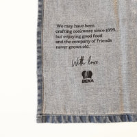 Denim look apron