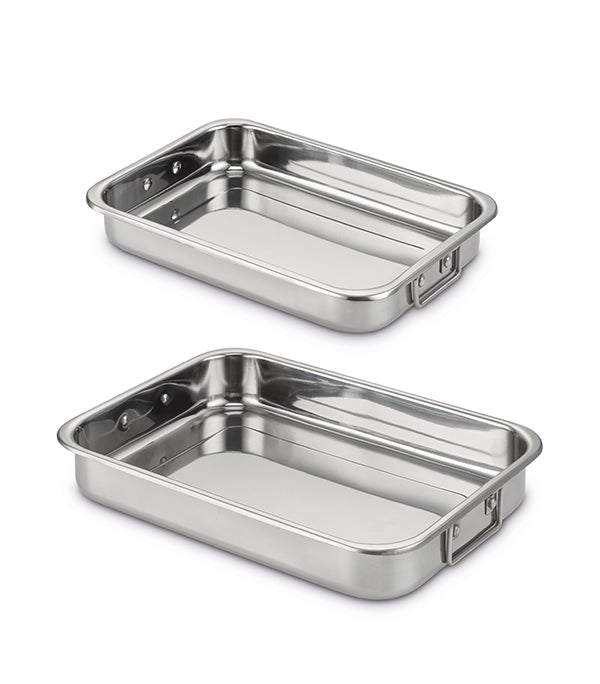 Duo Plat à four 32,5x23,2 cm et 39,5x28,8 cm