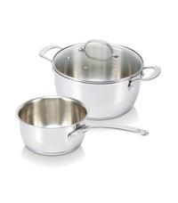 Belvia Duo – Kochtopf 24 cm + Stielkasserolle 16 cm
