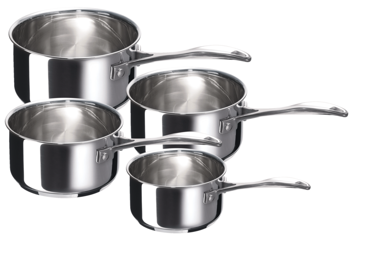 Chef 4-delige steelpannenset