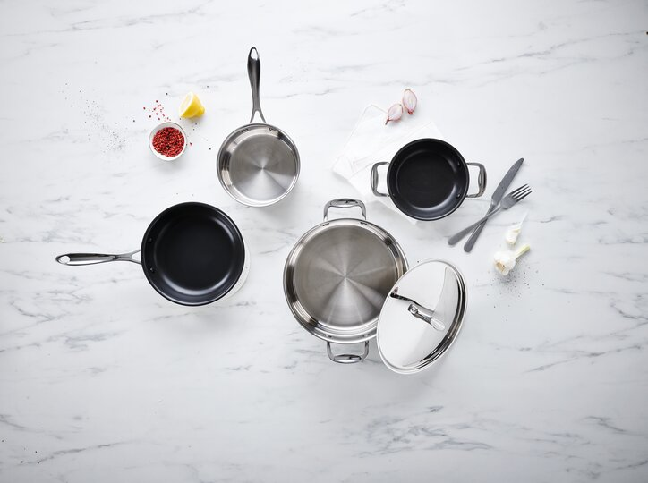 Chef stainless steel lid