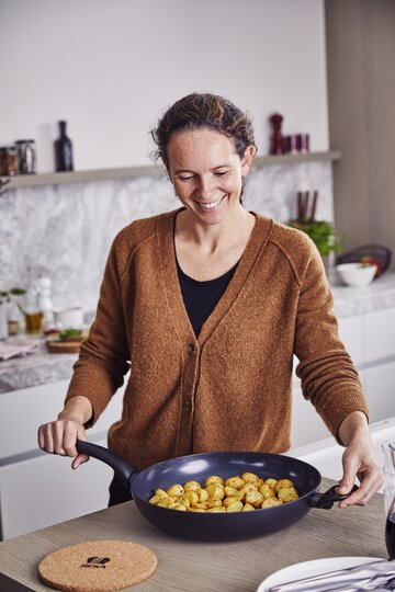 Kuro poêle à frire revêtue