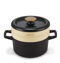Nori Duo – Dutch Oven Steamer 20 cm + Leather Grips