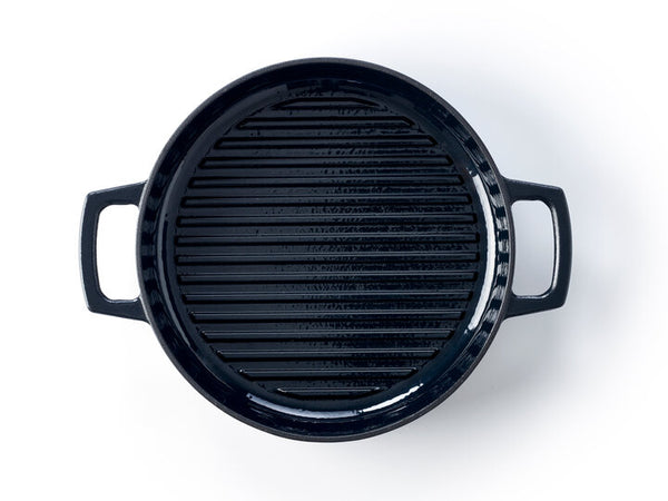 Nori série de 2 pcs poêle grill et poignées en cuir