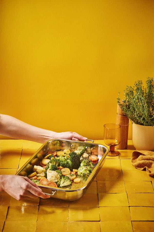 Duo Ovenschalen 32.5 × 23.2 cm en 39.5 × 28.8 cm
