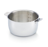 Select Set de 6 Casseroles Empilables 14, 16, 18, 20 cm + 2 Anses Amovibles