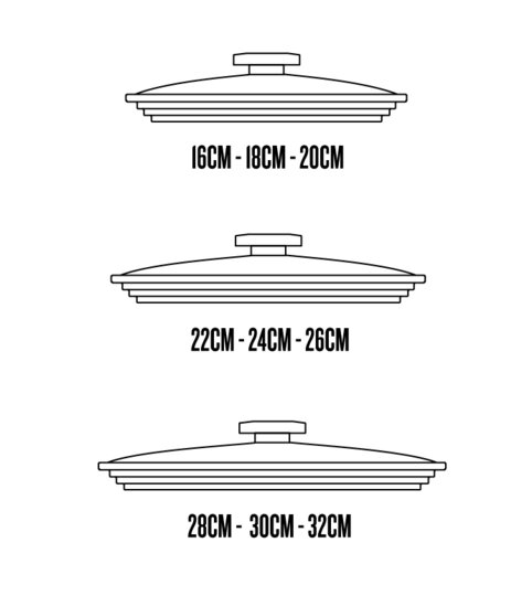 Universal-deckel 28/30/32 cm