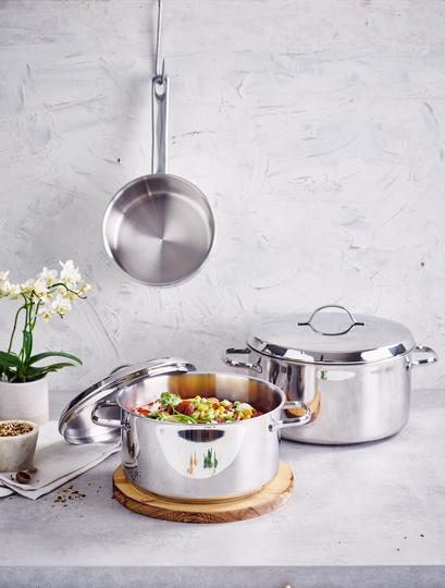 Zurich Trio – Kasserolle 16 cm + Kochtopf 24 cm + Pfanne 28 cm