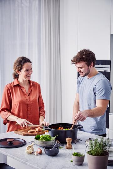 Nori Duo - keukenschort + vijzel met stamper