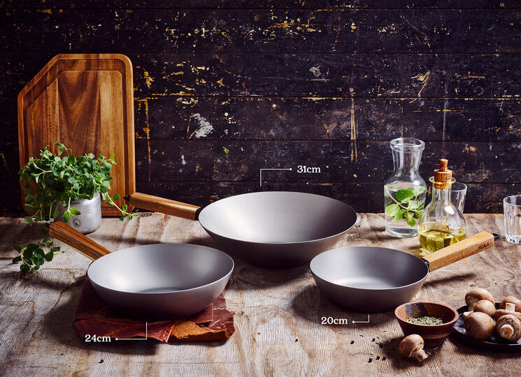 Nomad Duo – wok 31 cm + poêle 24 cm